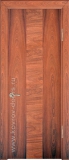 Шпонированная дверь ПГ Рондо шпон натуральный сапели