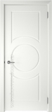 Шпонированная дверь Делла ПГ эмаль белая